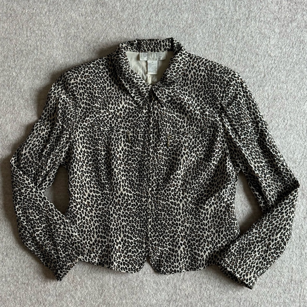 Vintage Cheetah Print Jacket - image 1